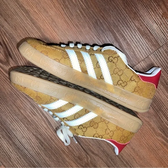 Gucci Brown and Red Sneakers